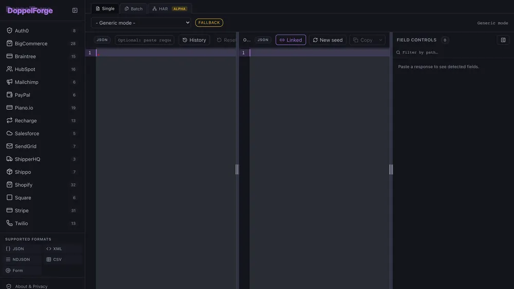 DoppelForge, a JavaDog project