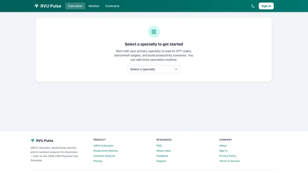 RVU Pulse, a JavaDog project